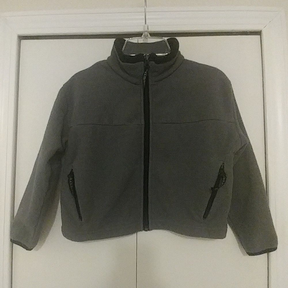 Black Diamond Fleece Gray Jacket‎ with Black Trim